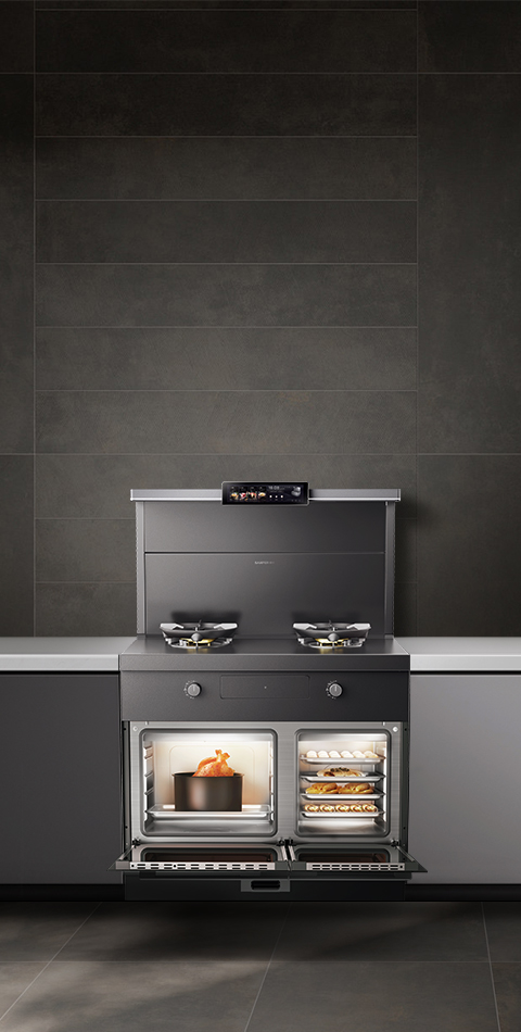 蒸烤獨(dú)立集成灶